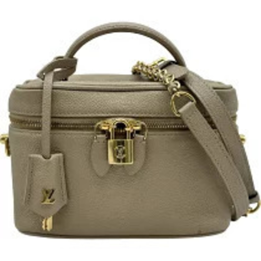 Louis Vuitton Vanity Beige Cream Monogram Empreinte Shoulder Bag